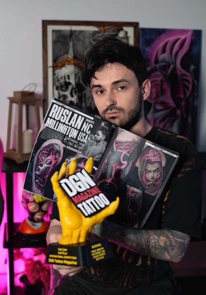 DGN TATTOO MAG Second Place in category Full Color in International competition - MAY 2025 — photograph 4