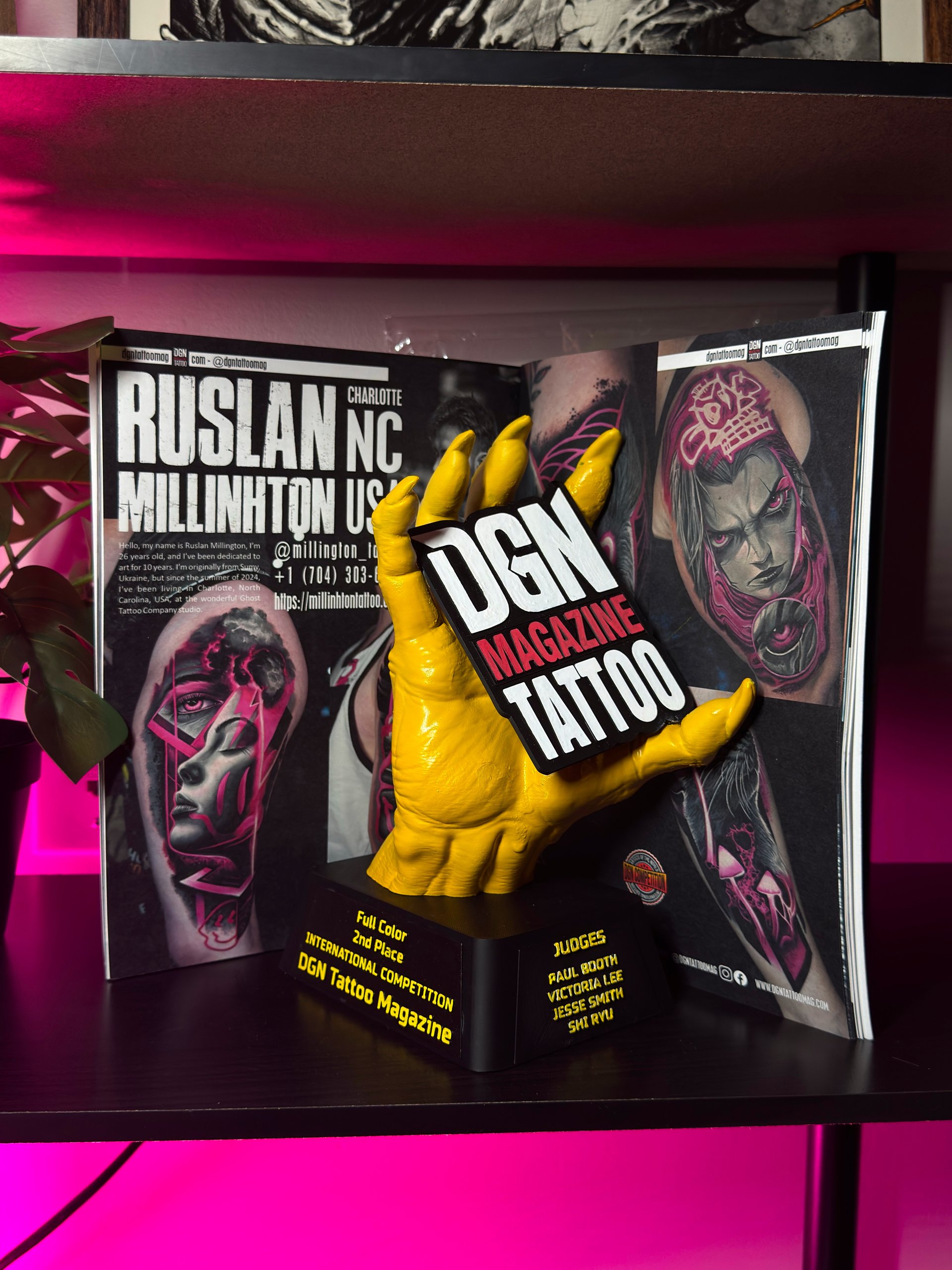 DGN TATTOO MAG Second Place in category Full Color in International competition - MAY 2025 — photograph 3