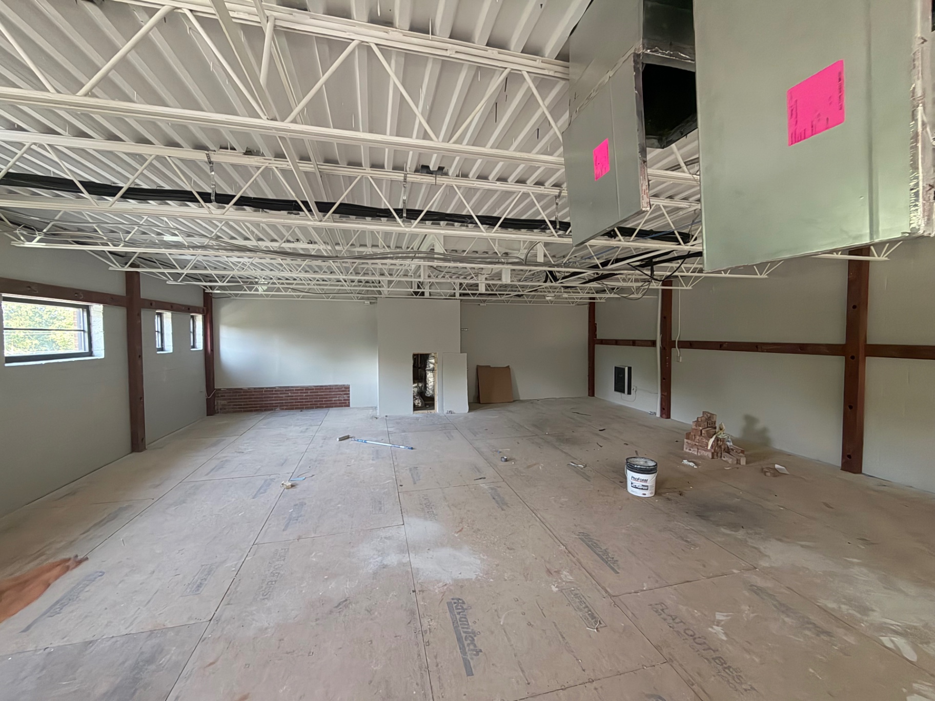 New ductwork going in