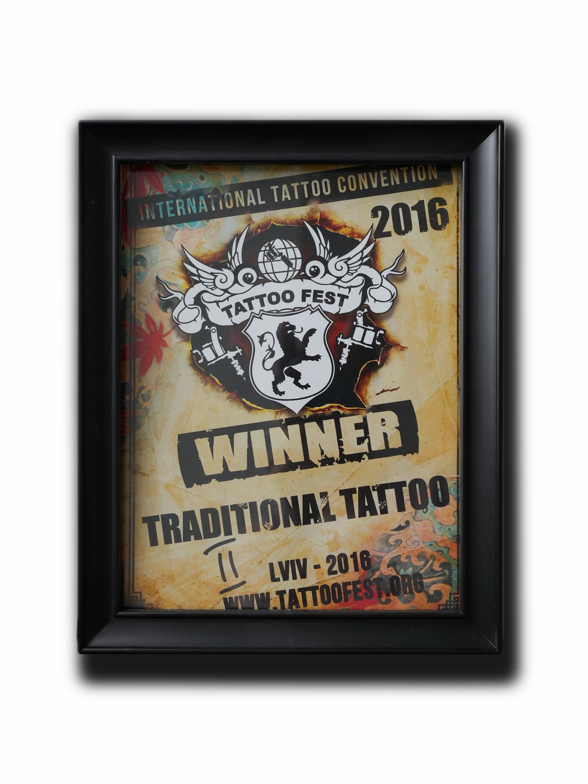 INTERNATIONAL TATTOO CONVENTION «TATTOO FEST» LVIV, UKRAINE 2016 CRAZY TATTOO - 1 PLACE TRADITIONAL TATTOO - 1 PLACE — photograph 2