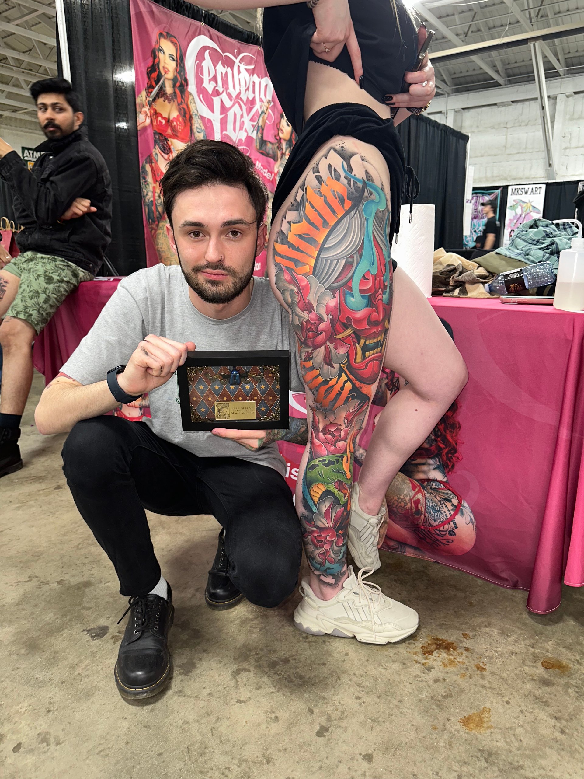 INKED CIRCUS TATTOO EXPO, 2023 FULL SLEEVE - 1 PLACE BEST LARGE COLOR - 1 PLACE — photograph 4